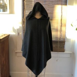 JOIE poncho grey - wool/cashmere